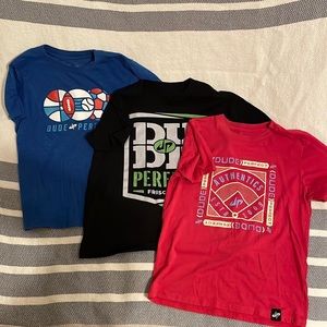 3 Dude Perfect t-shirts - kids M